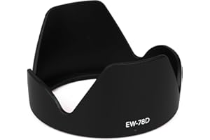 FITTINGS4YOU Parasol compatible con Canon EF-S 18-200 mm / EF 28-200 mm EW-78D EW-78 D