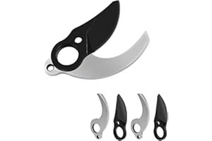 Bostar 2 par Cuchillas de Repuesto para Tijeras de podadora eléctricas Profesionales Hojas de Repuesto para Tijeras 25MM/28MM