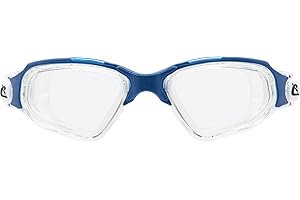 CRESSI Clear Eyes Goggles - Gafas de Natación Unisex de Silicona Pura con Tratamiento Molecular Antivaho para Lentes, Talla Única