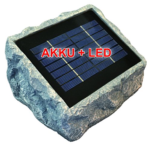 SOLAR TEICHPUMPE GARTENBRUNNEN mit AKKU und LED LICHT – WASSERSPIEL ZIERBRUNNEN VOGELBAD SOLARBRUNNEN für GARTEN TEICH- sehr DEKORATIVES STEINDESIGN, RÜGEN 200-1 SOLAR-TEICH-SET, LEISTUNGSOPTIMIERTE Solar Teichpumpe mit langlebigem stabilem belastbarem 2-Watt-SOLARPANEL, max. 250L/h max. 0,9m-Fontänenhöhe für Gartenteich Solarbrunnen Springbrunnen in DEKORATIVER STEIN-OPTIK, JETZT WIEDER LIEFERBAR zum EINFÜHRUNGSPREIS! - 3