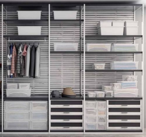 2 Stück Aufbewahrungsboxen in XL (22 Liter) und XXL ( 50 Liter) Ausführung. Mit Deckel, in Transparent. - 4