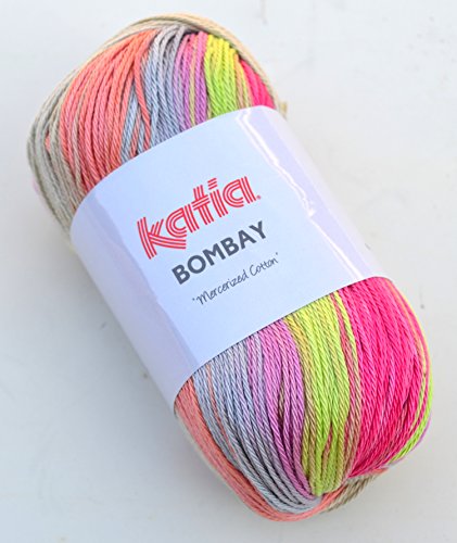 Katia Bombay 2017 magenta print 100g Wolle - 2
