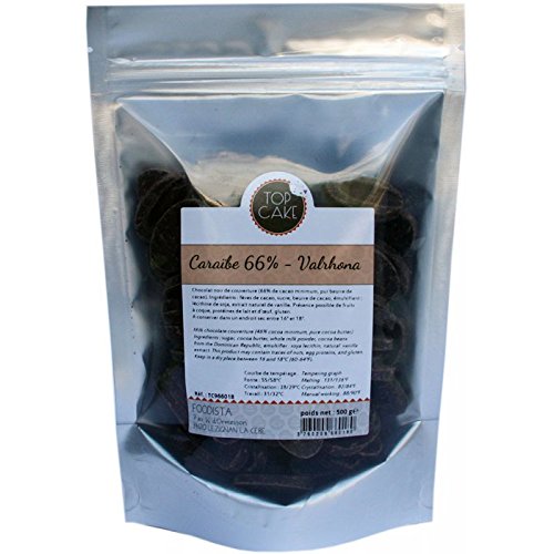 Preisvergleich Produktbild Valrhona SojaSchokoladenbohnen, Schwarz, Caraïbe 66%, Gewicht: ca. 500 Gramm