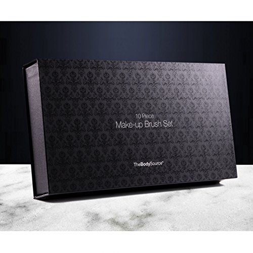 Professionelles Make-up-Pinselset, 10 Stück – mit Kontur-, Foundation-, Concealer-, Lippen-, Eyeliner- und Rouge-Make-up-Pinsel - 3