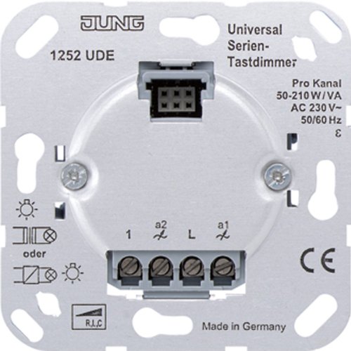 Preisvergleich Produktbild Jung 1252UDE Universal Serien-Tastdimmer