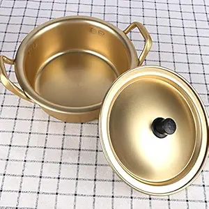 Excluzo Aluminum Pot Korean Instant Noodle Cooking Ramen Pot Quick Boiling Pot 14cm