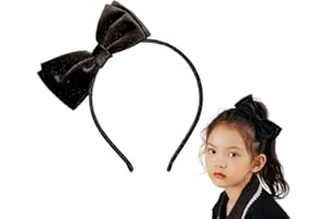 SCICENT Black Headband Bow Head Band Bowknot Hairband Black 33009
