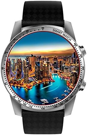 New KW99 Smart Phone Watch 3G Android 5.1 WIFI GPS MTK6580 Quad-Core Round Screen With Heart Rate Health Monitoring Movement Information synchronization with Nano SIM Card , silver