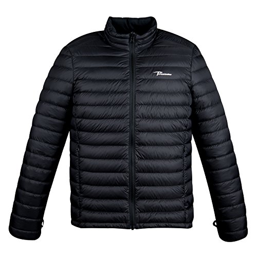 Timberbrother Hombres de Abajo Chaqueta (Negro, M)