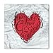Produktbild Always Kiss Me Goodnight Bandana, Heart Love, Unisex Head and Neck Tie,Unisex Bandana Head and Neck Tie Neckerchief Headdress Silk-Like 100% Polyester(size:S)