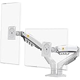 North Bayou NB F160 Ergonomic 17-32 inch &Ccedil;ift Kol 2-9 kg Kapasiteli Yeni Nesil Profosyonel Monit&ouml;r Standı (Beyaz)