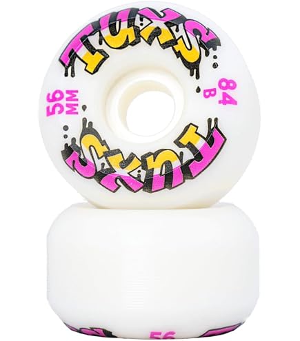 Roues Skateboard TUXS 54 Mm 102A SHR Premium Pro Side Cut – Uréthane Haut De Gamme – Glisse Fluide & Adhérence Maximale