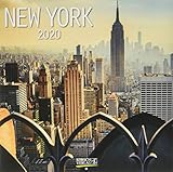 New York 2020: Broschürenkalender mit Ferienterminen. Format: 30 x 30 cm by 