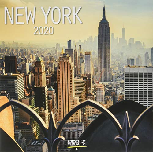 New York 2020: Broschürenkalender mit Ferienterminen. Format: 30 x 30 cm