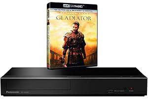 PANASONIC BUNDLE Panasonic DP-UB450 MULTIREGION Bundle with Gladiator Ultra HD 4K Blu-ray Disc