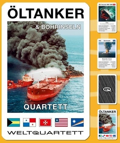 Preisvergleich Produktbild Öltanker Quartett Tanker Katastrophen Öl Kartenspiel