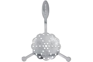 ALVINLITE Cucchiaio per Assenzio, Accessorio Fontana Assenzio Gocciolatore Assenzio per Bicchieri Assenzio Zolletta di Zucchero, Filtro per Bere Cocktail Bar in Acciaio Inossidabile Assenzio(C)