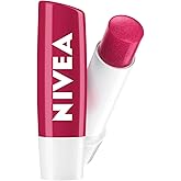 NIVEA Kiraz Dudak Bakım Kremi, 24 Saat Nem, Dudak Bakımı, Kiraz Kokusu, Hafif Kırmızı Işıltı (4,8gr)