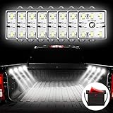 auto schalter anschließen ☆ Super hell - Mit 48 Stücke 8W 2400LM hochwertigen 5730 SMD-LEDs, kann es das gesamte LKW Bett oder Warendepot beleuchten. Sie können bequem arbeiten .