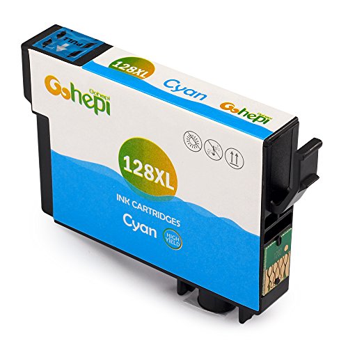 Gohepi T128XL Kompatibel für Tintenpatronen Epson T128 T1281 T1282 T1283 T1284, 4 Schwarz/2 Blau/2 Rot/2 Gelb 10er-Pack Arbeiten mit Epson Stylus SX235W SX445W SX130 SX125 SX420W S22 SX425W SX230 SX430W SX435W SX440W Patronen, Epson Stylus Office BX305F BX305FW Plus BX305FW Patronen - 5