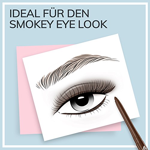 Manhattan Endless Stay Waterproof Gel Eyeliner, 001 rich brown, langanhaltend, wisch und wasserfest, ohne anspitzen, 1er Pack - 3