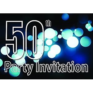 50th Theme Birthday Party Einladungen Einladungen Kinder Erwachsene Männer / Frauen