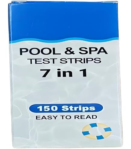7 En 1 Testeur Pour Eau De Piscine Et Spa, 100 Test Tester Chlore Libre Le Total Brome La Durete Totale L Alcalinite L Acide Cyanurique Ph 2232476394