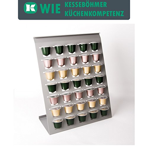 SO-TECH® Linero MosaiQ Kapselhalter Titan grau für 35 Nespresso Kaffee Kapseln passend für Linero Nischensystem - 3