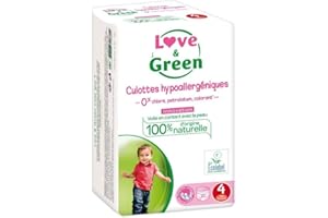 Love & Green Mutandine Ipoallergeniche 20 mutandine Taglia 4 (8-15 kg)
