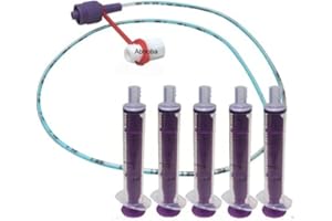 Abnoba's Own Brand Alpha Dog NEW LONGLIFE Tube Feeding Kit - 5 French Tube, 5 x 5ml Syringes - Whelping Puppy Kitten Small Animal