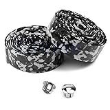 Bazaar Road Bike Cork Handlebar with One Bar Plugs Grips Tape Bicycle Bar Wrap Ribbon