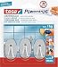 Produktbild Tesa Powerstrips- Haken - Mini- oval Chrom, Set: 3 Haken, 4 Strips