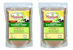 Neminath Herbal Care 100% Natural Blackberry Fruit (Jamun ) Powder (Pack Of 2) (200 Grams)