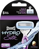 Wilkinson Sword Hydro Silk Razor Blades with Serum for Women, Pack of 3