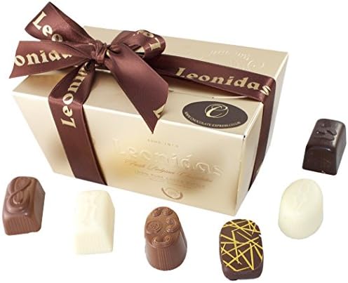 Gluten Free Chocolate Christmas Gift Box Assortment, 14 Luxury Leonidas Belgian Chocolates (250g)