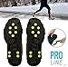 Produktbild NInyas Winter Steigeisen Universal Silikon Gel Ice Traction Gleitschutz Schneeschuhe Griff mit Mangan Spikes für Schuhe und Stiefel