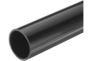QUARKZMAN 35,2 mm PVC runt rör ID 40 mm OD 350 mm svart hög effekt för vattenrör, hantverk, kabelgenomföringar
