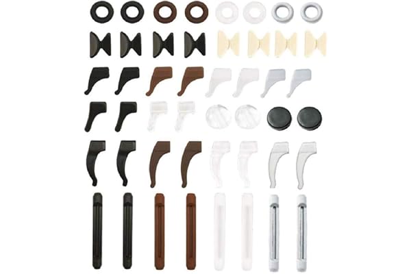 24 paires de retenue de lunettes, poignées de lunettes multicolores, support de lunettes anti-dérapant en silicone, embouts de lunettes de crochet de lunettes, coussinets de nez en silicone