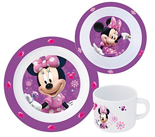 Pos 68824 Minnie Mouse 3-teilig Melaminset im Geschenkkarton - 2