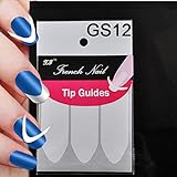 ELENXS Beauty Accessories 18 Style DIY French Manicure Nail Art Tips Tape Sticker Guide Stencil New