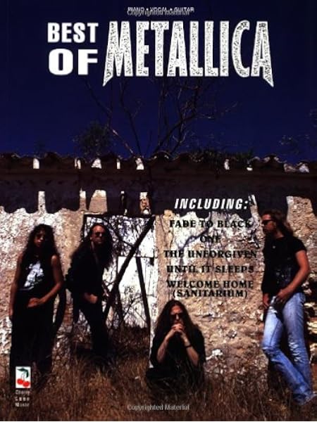 Metallica Best Of Pvg Album Noten Fur Gesang Klavier Gitarre Amazon De Metallica Fremdsprachige Bucher