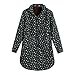 Produktbild Luckycat Frauen Baumwolle Leinen Winter Warm Plus Samt Mantel Folk Custom Print Outcoat Jacke Jacken Mäntel Sweatjacke Winterjacke Fleecejacke Steppjacke