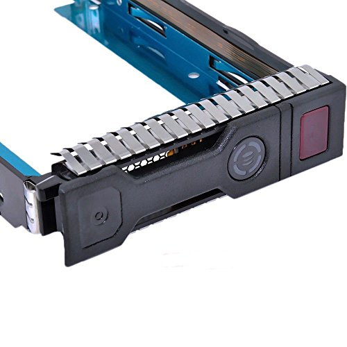 MyArmor Neu 3.5″ LFF SAS SATA HDD Tray Caddy Festplattenlaufwerk für HP Sled Proliant G8 Gen8 Gen9 G9 DL380p DL388 DL360 ML350e ML310e SL250s Serien, kompatibel mit Part# 651314-001 651320-001 - 7