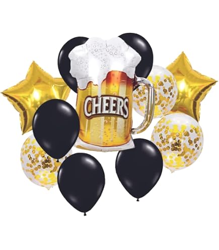 Feelairy Palloncino in foil Champagne Bottle Wine Bottle Deco, 5 pezzi Gigante Palloncino Bottiglia di Whisky Elio Palloncino Bottiglia di Vino