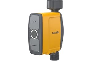 RAINPOINT Accesorios de Control de riego para Ordenador de riego 2,4 GHz WLAN, sólo Temporizador, válvula de riego para Invernadero de jardín
