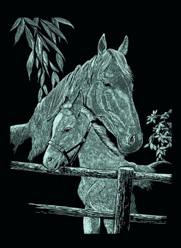 Mammut 143001 – Kratzbilder – Dauerkalender Tiere, 6 Bilder je ca. 10,5 x 14,4 cm, silber - 7