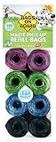 Bags on Board Patterned Dog Waste Bags Refill Pack - 120 Bags
