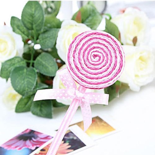 Lollipop Kugelschreiber Kurios Kinder Spielzeug Süße Schule Briefpapier Gife (Packung mit 5: zufällige Farbe) - 3