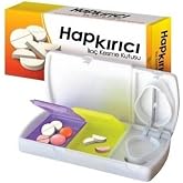 Kırmızı Elma Hap Kırıcı Kesici ve Saklayıcı, İla&ccedil; Kesme Kutusu