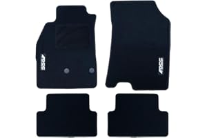 OCC DESIGN - Alfombrillas Coche, Alfombras a Medida, Compatibles con Renault Megane III (2009-2016) , Alta Calidad, Velour/Polipropileno, Anclaje Original, Reverso Antideslizante, Talonera, 4 Piezas